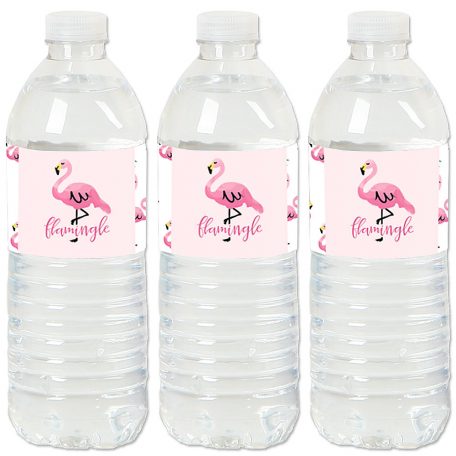 Flamingo-Party-Water-Bottle-Sticker-Labels