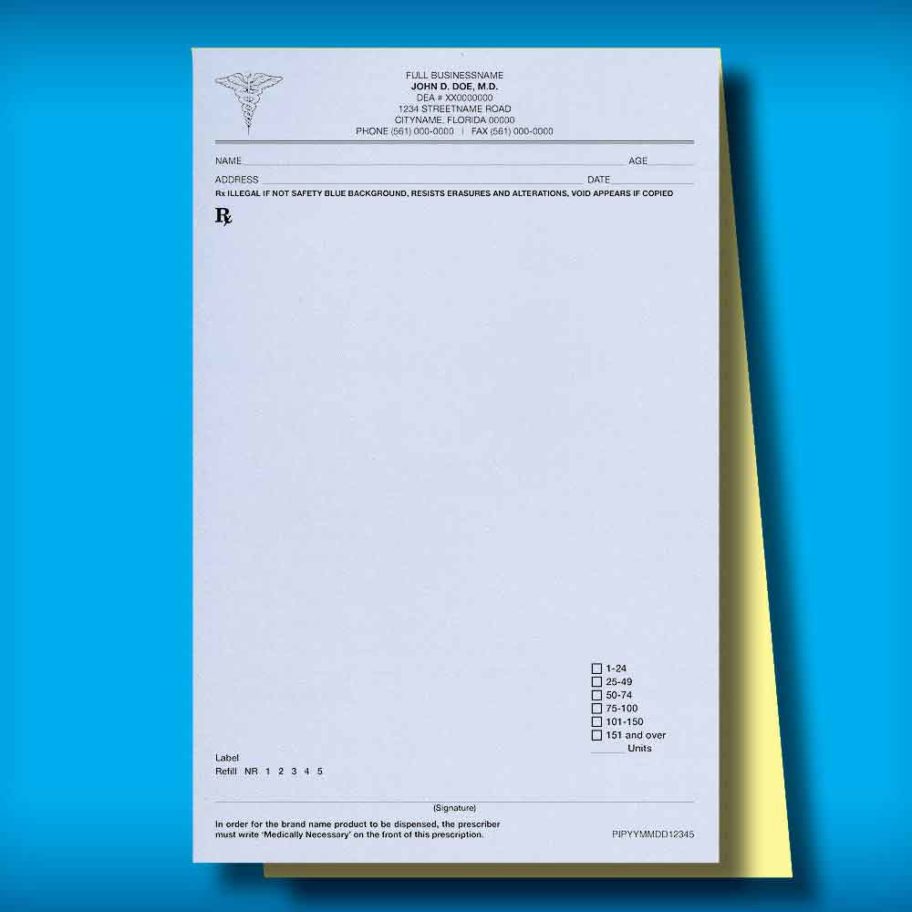 Impresión de recetarios médicos Mail Boxes Etc., Panamá